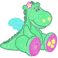 Картина за номерами, дитяча Дракошка (25х25 см) Riviera Blanca КА1-01