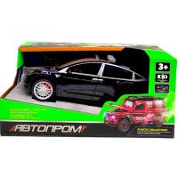 Машинка металева Автопром. Тесла (чорна) Автопром AP9919