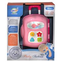 Музична іграшка Валіза зі світлом і звуком (рожева) Chimstar QF366-036