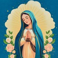 Алмазна мозаїка Цвітіння благодаті 30х30 см Strateg HEE16343