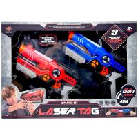 Бластери, бойвий набір 2в1 (ЧЕРВОНИЙ+СИНІЙ) shuoou 869-17