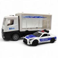 Вантажівка інерц. (Поліція) з метал машинкою (Nissan R35) MIC 786-201C/202C