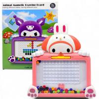 Магнітна мозаїка Sanrio магнітна дошка, стилус, картки з завданнями MIC W6513