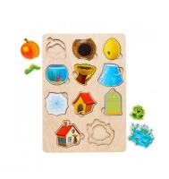 Сортер-вкладиш Хто де живе? Ubee ПСД059