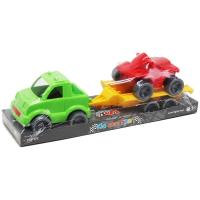Набір авто Kid cars Sport (машинка червона + жовтий квадроцикл) TIGRES 39825