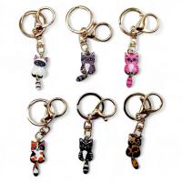 Брелок металевий Котик 7 см (мікс видів) MIC 67811ЛК