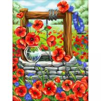 Алмазна мозаїка Джерело натхнення 30х40 см Strateg HEG87082