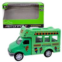 МАШИНА АВТОПРОМ (металева кабіна) ФУРГОН З МОРОЗИВОМ (ЗЕЛЕНИЙ) Автопром AP7444