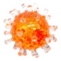 ІГРАШКА-АНТИСТРЕС ВІРУС 7см. (ПОМАРАНЧЕВИЙ) MIC C72728