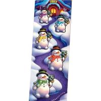 Деревʼяний вкладиш Сніговики більше/менше Ubee ПСД227