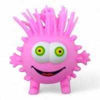 Іграшка-антистрес Монстрик, зі світлом (рожевий) MIC C56442