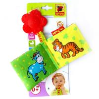 М'яке брязкальце Книжка-прорізувач Масік МС 070601-01