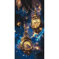 Картина за номерами Магічні годинники 40*80 см Origami LW5113