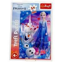 Пазли Холодне серце 2, ЕЛЬЗА І ОЛАФ 54 ел Trefl 19638