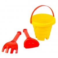 Набір для пісочниці Вежа, жовтий MiC 39639