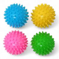 Спортивний масажний м`ячик із шипами пластиковий, 7 см (1 шт) MIC BT-SG-0020