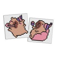 Набір з алмазною мозаїкою на самоклеючій основі Капібара 2 9x9 см Ідейка AMS1114