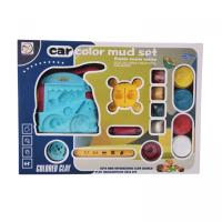 Тісто для ліплення 2 види, 4 кольори, екструдер, форми, наліпки, начиння, в коробці XING SHUO TYS 978-158