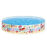 Басейн Веселий пляж розмір: 152х25 см, об`єм: 370л, вага: 1,4 кг, від 3-х років Intex 56451