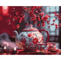 Картина за номерами "Чай при свічках" KHO5704 40х50 см