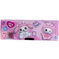 Пенал пластиковий з стругачкою MYMELODY, Мелоді / KUROMI, Куромі MIC 45407