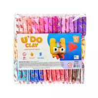Набір для творчості (повітряний пластилін) UʼDO Clay 51 шт. брикет 6г (укр) Strateg 30921