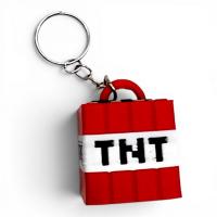 Брелоки Minecraft (Майнкрафт) TNT / Динамит Keychain, 3D друк OYTOY 01012100