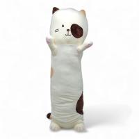 Мʼяка іграшка-обіймашка Кіт Батон, 90 см (молочний) MIC E1019