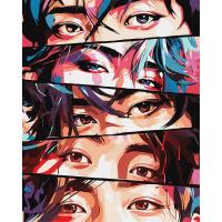 Картина по номерах Загадкові очі 40х50 см Ідейка KHO8420