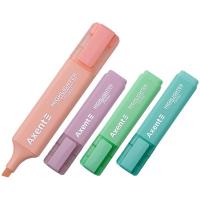 Маркер Highlighter 2537-A, 1-5 мм клиноп., набір 4х пастель Axent 2537-80-A