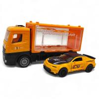 Вантажівка інерц. (Поліція) з метал машинкою (Lamborghini) MIC 786-201C/202C