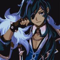 Картина за номерами на ДВП Аніме. Геншин Кая 30х30 см  Art Story AS2036