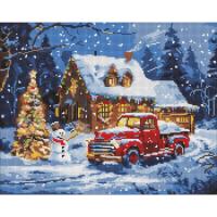 Алмазна мозаїка "Новорічні дива" ©art_selena_ua AMO8101, 40х50 см