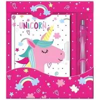 Набір із блокнотом на замочці Милий єдиноріг Malevaro 361956-BP