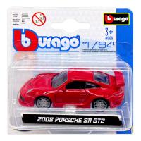 Машинка металева (колекційна) 2008 Porsche 911 GT2, червоний Bburago 18-59000
