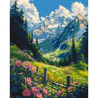 Картина за номерами "Гірська галявина" LW3435, 40х50 см