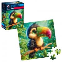Пазли De.tail. Пташеня в джунглях 64 деталі Vladi Toys DT1234-17