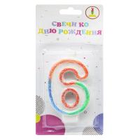 Свічка декоративна Цифра 6 MiC 151400000000183