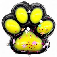 Лапка-антистрес (11 см) таба, чорно-жовта MIC 712299-1