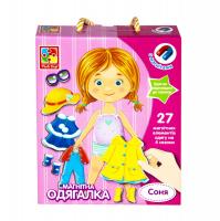 Магнітна одевашка Соня (укр) Vladi Toys VT3702-07