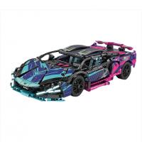 Дитячий авто-конструктор "Спорткар" 7604, 1280 деталей