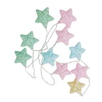 Електрогірлянда LED 10 ламп Зірки  1,5 м від мережі, 220В, 50Гц MIC NYA170009