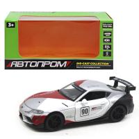Машинка металева Toyota Supra із серії Автопром (біло-сіра) Автопром 32123