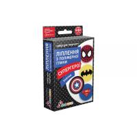 Набір для ліплення з полімерної глини Значки: Супергерої Умняшка ПГ-007