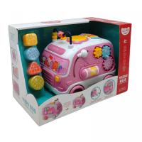 Інтерактивний автобус, логіка, музика (рожевий) BAIEN 2102