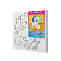 Дитячий набір для розпису Розумний песик, 25х25 см Riviera Blanca КА-078