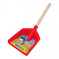 Лопатка коротка, з деревʼяною ручкою, 37 см (червона) Wader 72351