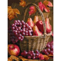Картина за номерами "Осінні фрукти" KHO5725, 30x40 см