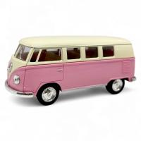 Машинка металева Автобус VOLKSWAGEN CLASSICAL BUS (РОЖЕВИЙ) Kinsmart KT5377WY