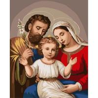 Картина по номерах Праведна Трійця 40x50 см Origami LW3243